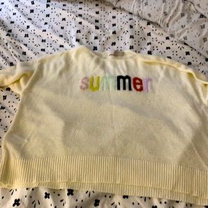 Lightweight summer sweater